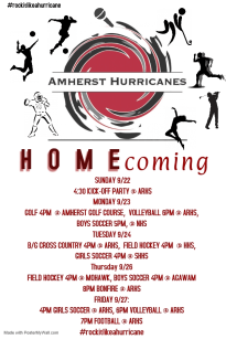 Homecoming poster draft